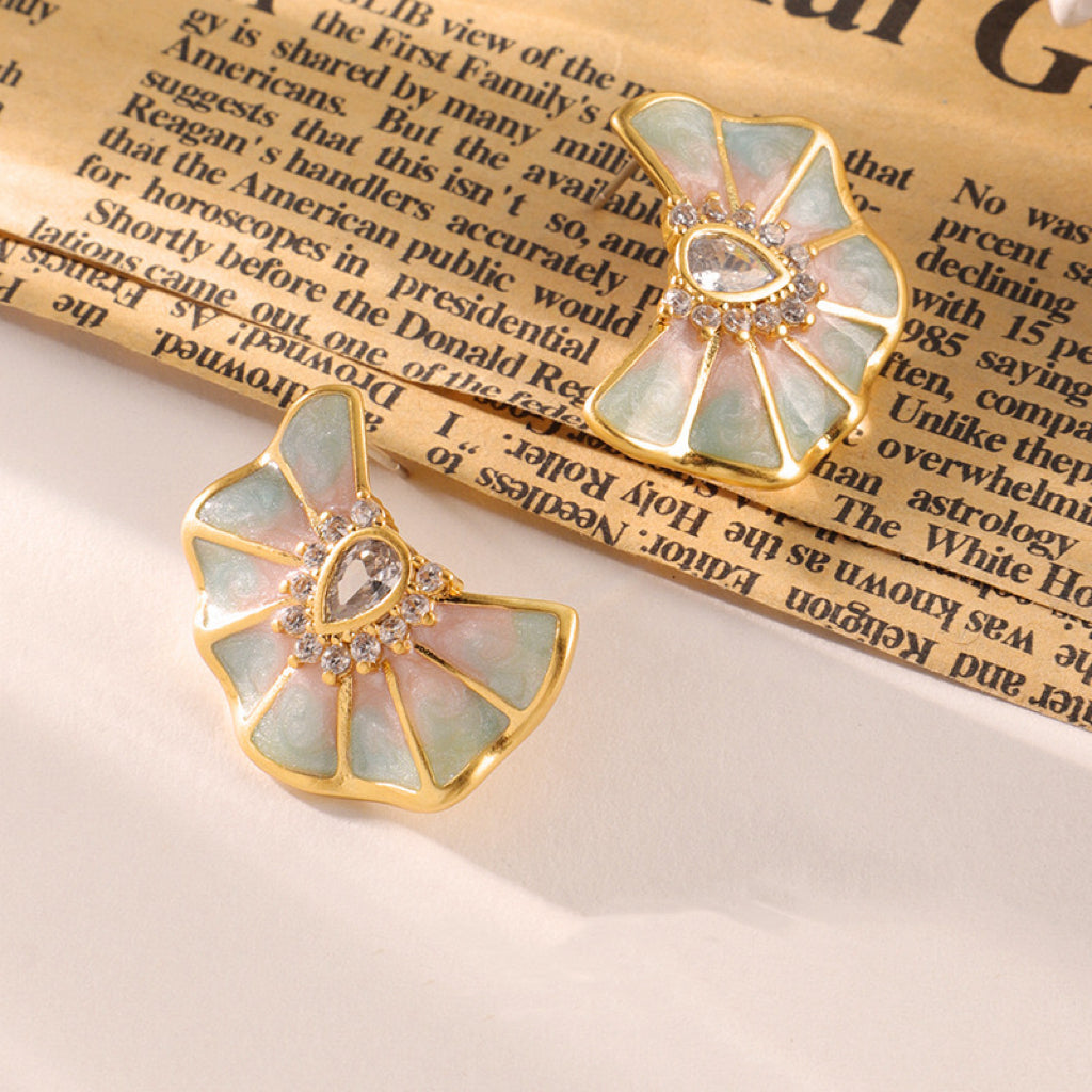 Decorative stud earrings