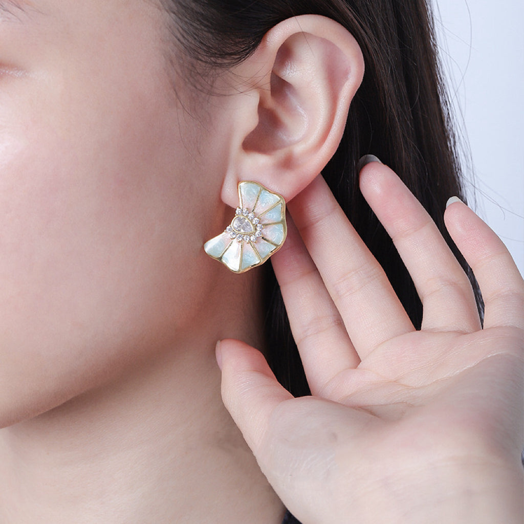 Decorative stud earrings