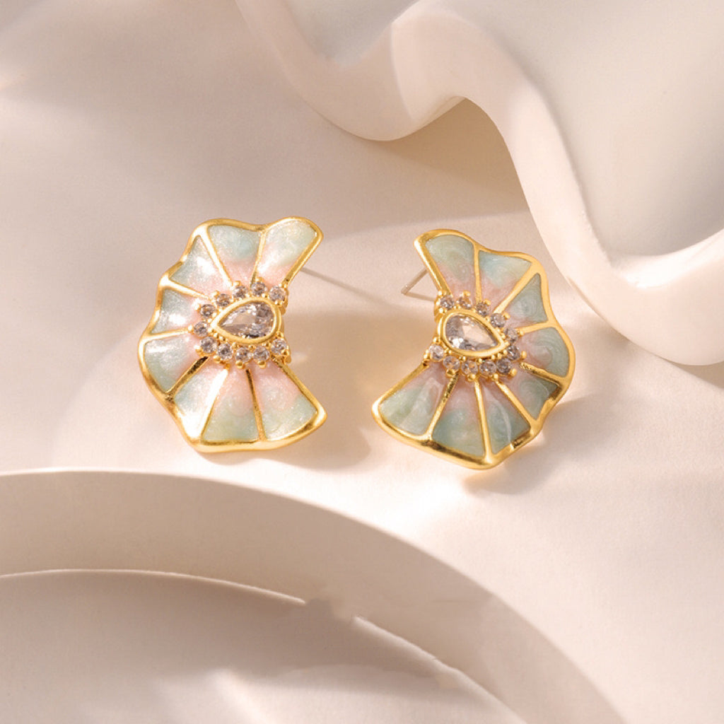 Decorative stud earrings