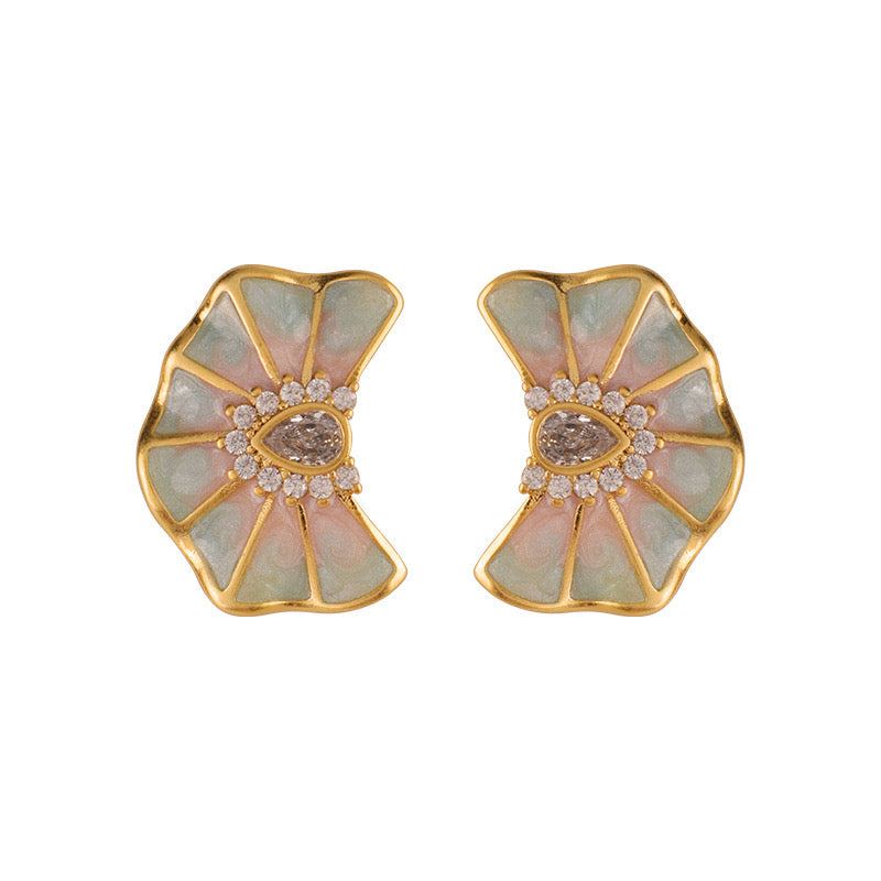 Decorative stud earrings